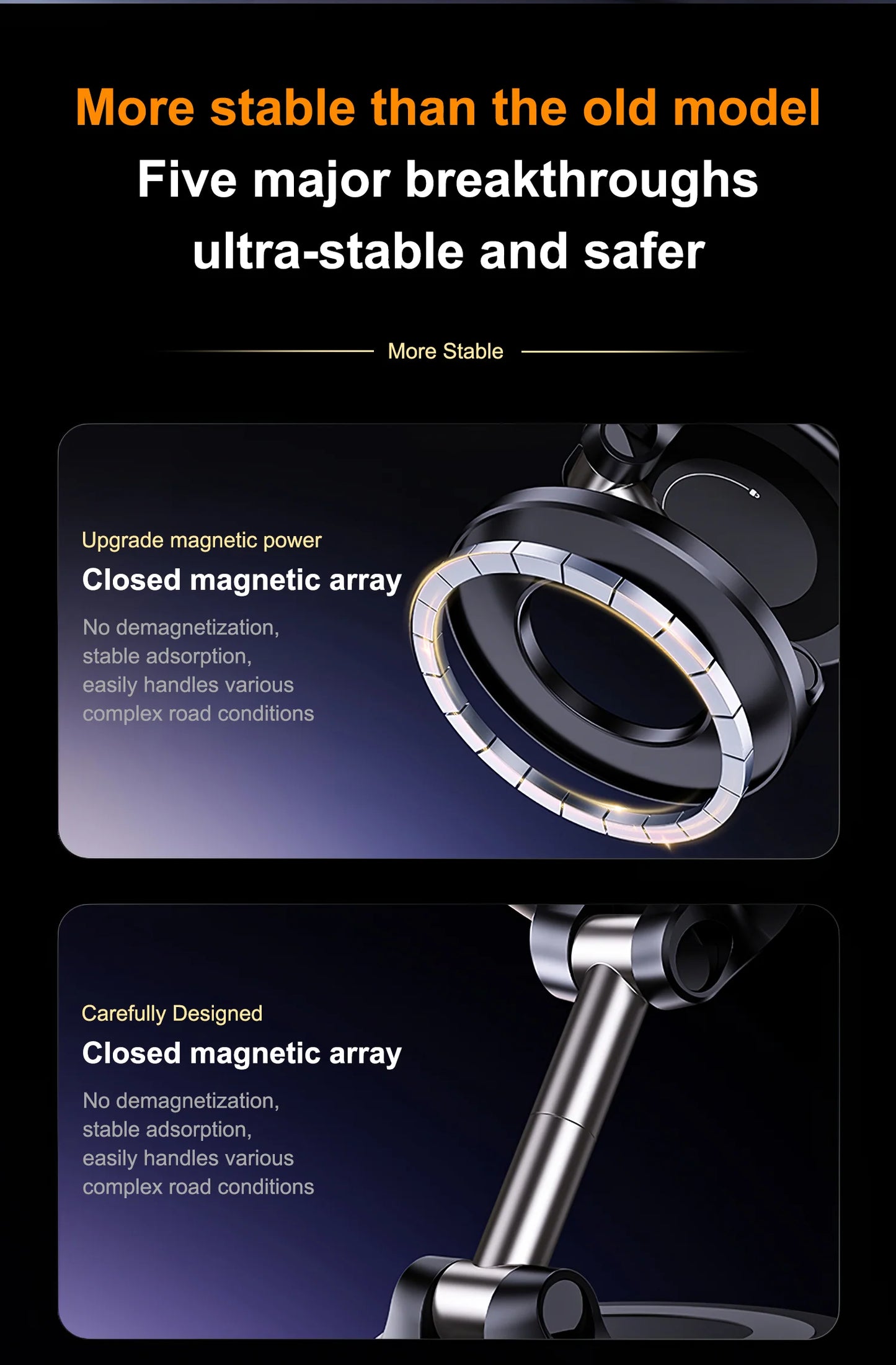 Vacuum Suction Magnetic Bracket